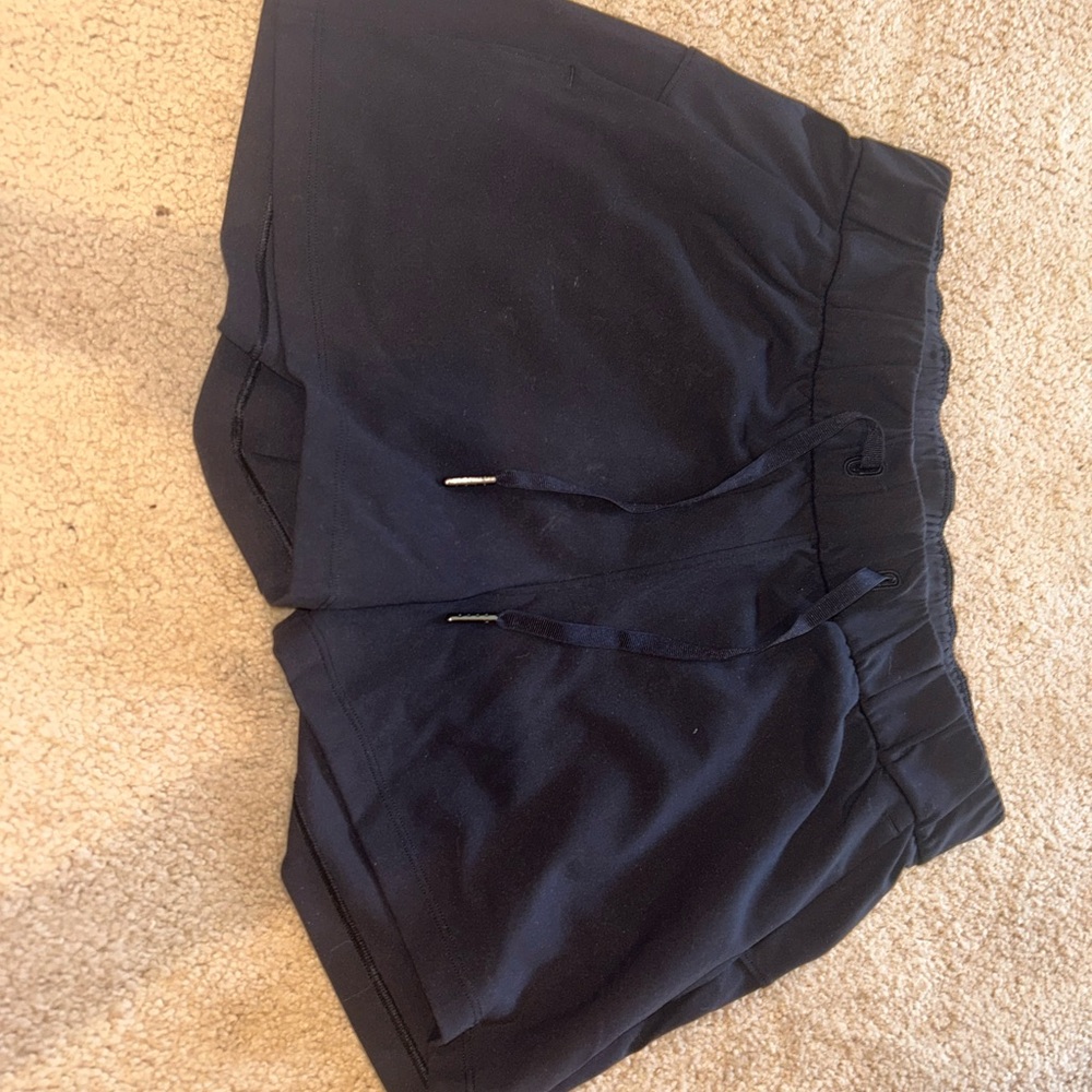 lululemon athletica Black Athletic Shorts with Elastic Waistband